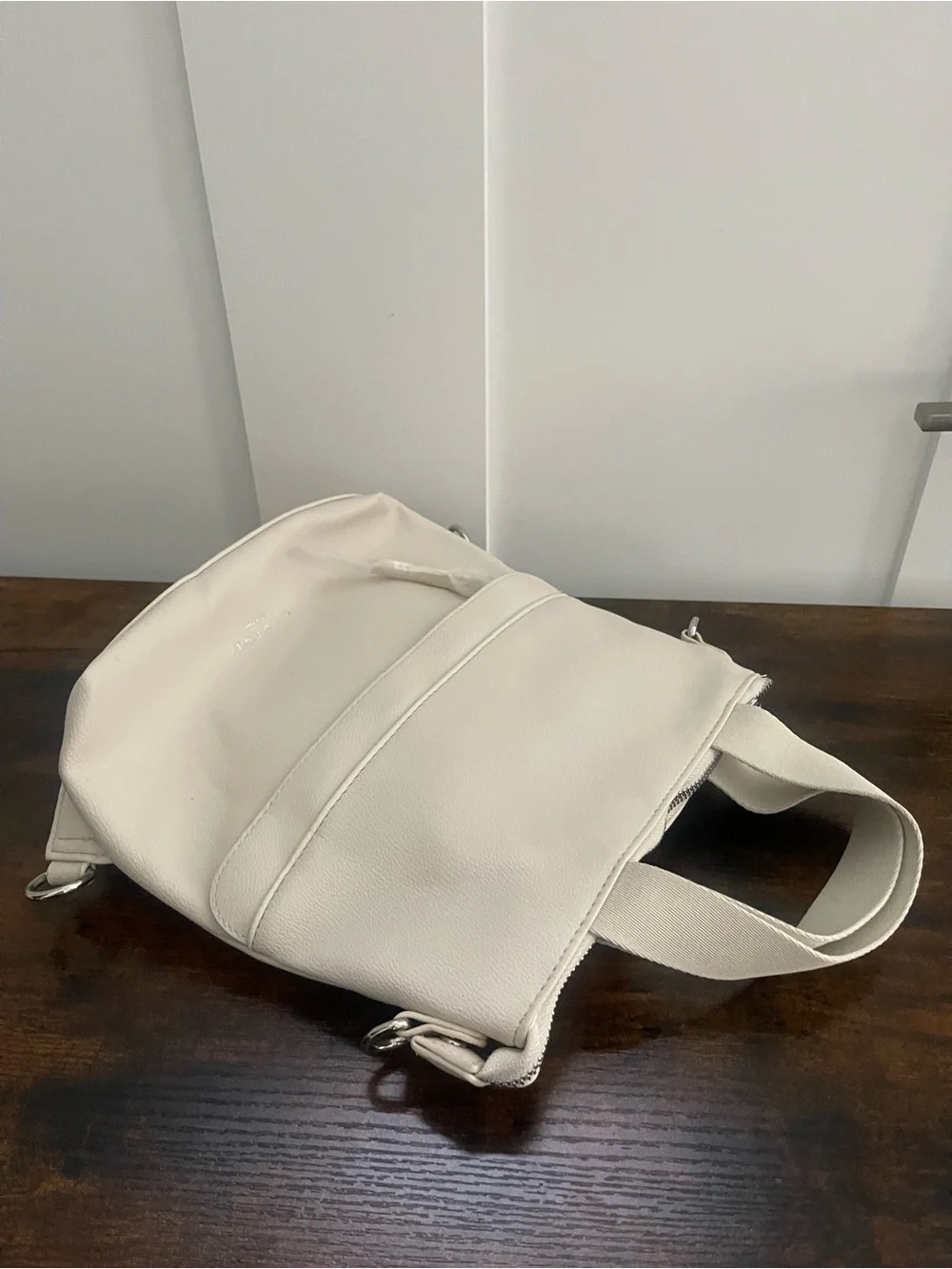Cynthia Rowley Cream Convertible Tote Backpack